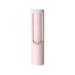2-1 Reusable Pet Hair Remover Brush Lint Roller Portable Effective Self Cleaning Tool for Cat Dog Fur Hair Dust Removal Brush (Color: Pink)